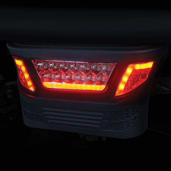LED Light Bar Kit, RGBW, Club Car Precedent, Electric 08.5+, 12-48v, (Deluxe, Linkage)