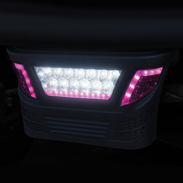 LED Light Bar Kit, RGBW, Club Car Precedent, Electric 08.5+, 12-48v, (Deluxe, Linkage)