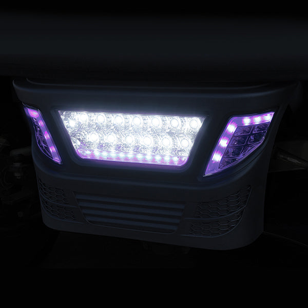 LED Light Bar Kit, RGBW, Club Car Precedent, Electric 08.5+, 12-48v, (Deluxe, Linkage)