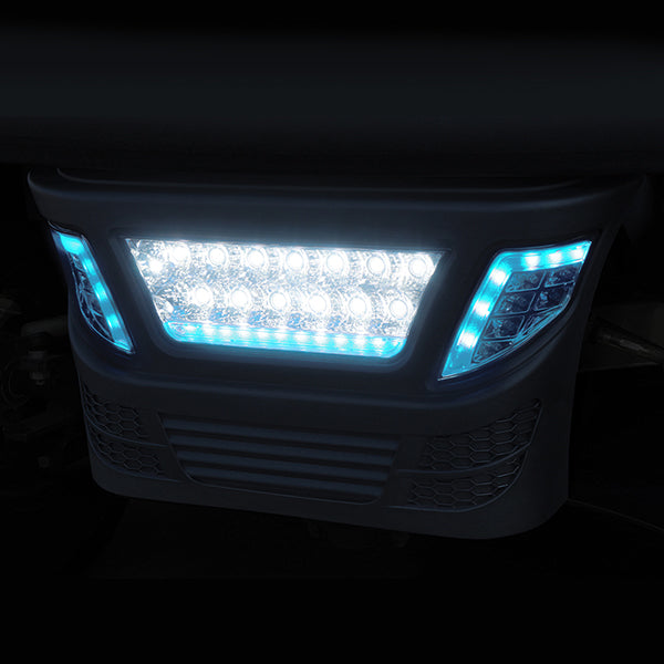 LED Light Bar Kit, RGBW, Club Car Precedent, Electric 08.5+, 12-48v, (Deluxe, Linkage)