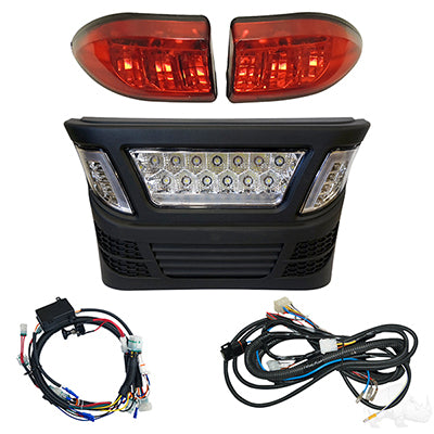 LED Light Bar Kit, Club Car Precedent 2008.5+, Self Canceling Turn Signal