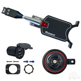 LED Light Bar Kit, RGBW, Club Car Precedent, Electric 08.5+, 12-48v, (Standard, Linkage)