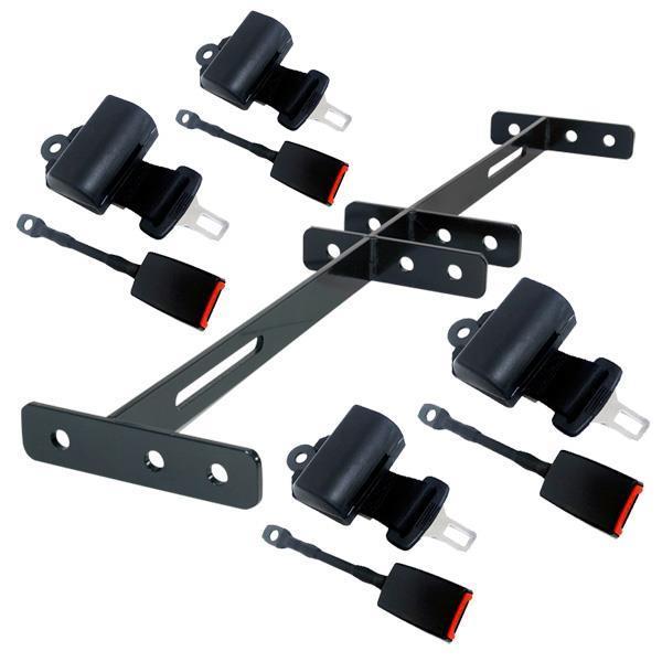 Seat Belt Kit, Retractable 4-Passenger