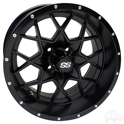 RHOX RX387 Wheel, Gloss Black, 15x7