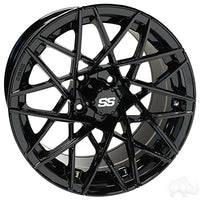 RHOX RX395 Wheel, Gloss Black, 15x7