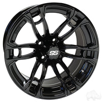 RHOX RX398 Wheel, Gloss Black, 15x7