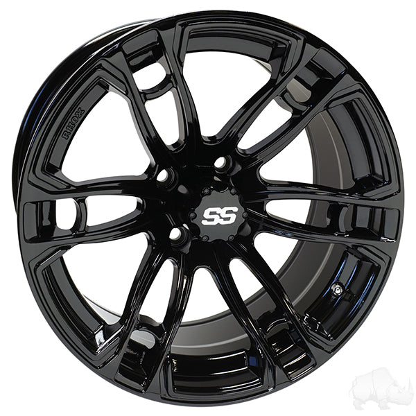 RHOX RX398 Wheel, Gloss Black, 15x7