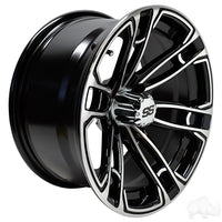 RHOX RX398 Wheel, Machined Gloss Black, 15x7