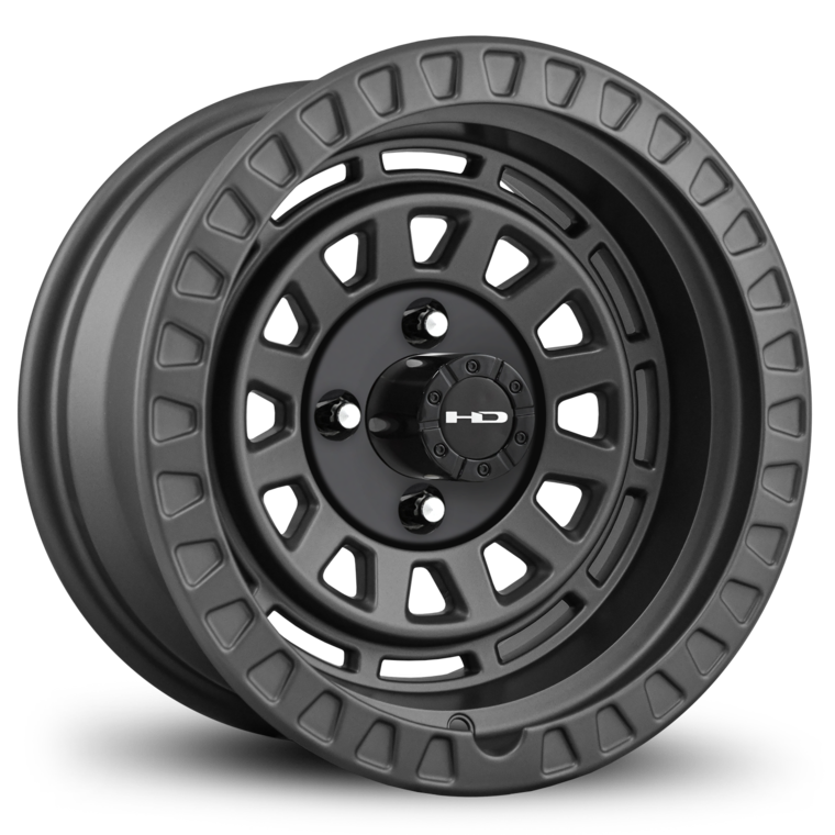 HPD HD Golf Venture Wheel, All Satin Grey, 14"