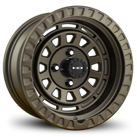 HPD HD Golf Venture Wheel, All Satin Bronze, 14"