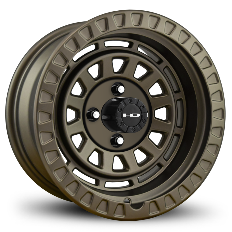 HPD HD Golf Venture Wheel, All Satin Bronze, 14"