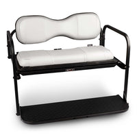 Modz Flip4 RS Custom Golf Cart Rear Seat Kit, White Base