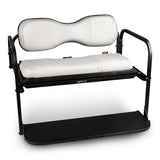 Modz Flip4 RS Custom Golf Cart Rear Seat Kit, White Base