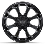 GTW Raven Off-Road Wheel, Matte Black, 15x7