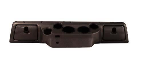 Dash, Custom, Club Car DS 1982+; Black, Woodgrain, or Carbon Fiber