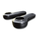 GTW Mach Series & Madjax Genesis 150 Rear Flip Seat Black Armrest Cushions