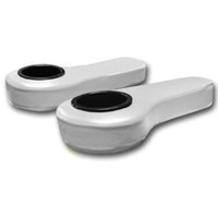 GTW Mach Series & Madjax Genesis 150 Rear Flip Seat Black Armrest Cushions