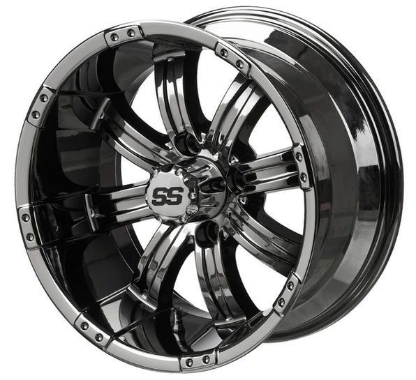 LSI Casino Wheel, Black Mirror Finish, 10", 12", or 14"