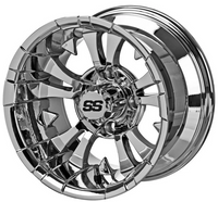 LSI Warlock Wheel, Mirror Finish, 10" or 12"