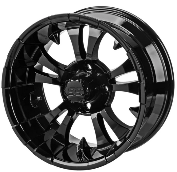 LSI Warlock Wheel, Gloss Black, 12" or 14"