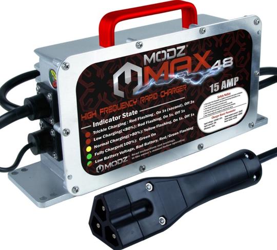 MODZ® MAX48 15 Amp Yamaha G19/G22 Battery Charger for 48 Volt Golf Carts