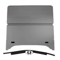 Windshield, Folding Clear 1/4", Storm Body Kits with 1” Struts